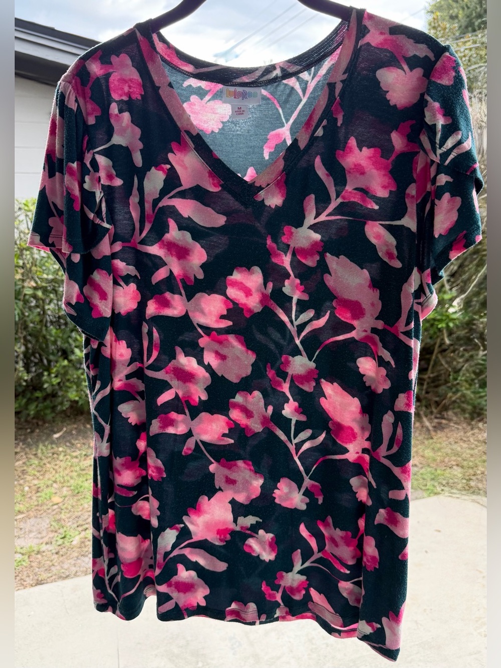 LuLaRoe "Olive" Tulip-Sleeved Top